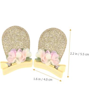 minkissy 2 Pairs Bunny Ear Hair Clip Infant Girls Clothes Toddler Dress Hair Clips for Girls Chinese New Year Hairpins Rabbit Hairpins Hair Accessories for Easter Kids Barrettes for Hair - Buy Online on GoSupps.com