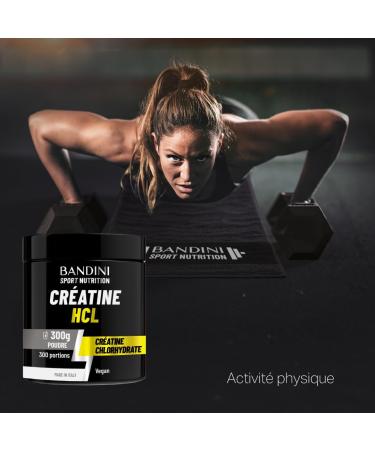 Bandini Cr atine HCL en poudre 300g - Saveur tr s forte et intense mais 100% PURE - vitez-la si vous tes sensible au go t ACIDE - Sport et pr -entra nement - 100% Vegan - Chlorhydrate de creatine - Buy Online on GoSupps.com