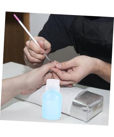  MAGICLULU MAGICLULU 4 Pcs Pink Nail Polish Liquid Pump Bottles Clear Plastic Leak Proof - Buy Online on GoSupps.com