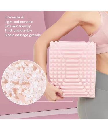 Lower Back Stretcher Tool Reduce Fatigue Physical Traction Spine Traction Neck Release Tool for Neck Back Pain Relief EVA Material (Light) Light Pink - Buy Online on GoSupps.com