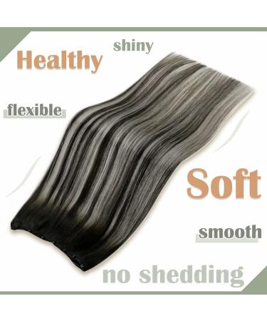 Buy Laavoo Microring Hair Extensions - Real Human Hair Black Ombre Balayage - 50g 50cm Eze Weft - International Shipping Available - Buy Online on GoSupps.com