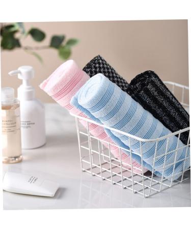 POPETPOP 6 Pcs Bath Towel Set - Double Sided Shower Scrubber Bath Sponges & Loofah Mitt for Ultimate Body Cleaning - Ideal for Smooth Skin & Relaxing Baths - Buy Online on GoSupps.com