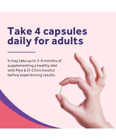 Doctor's Recipes Inositol Supplement for Women Myo-Inositol & D-Chiro Inositol Capsules 2050mg per Serving Ideal 40:1 Blend 120 Vegan Caps 120 Count (Pack of 1) - Buy Online on GoSupps.com