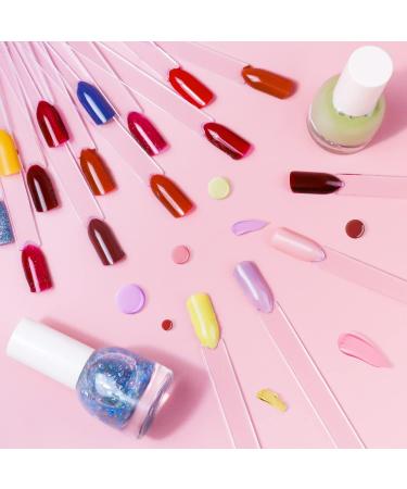 100PCS Transparent Nail Art Tips Swatch Sticks for Gel Polish Practice - DIY Christmas Gifts for Women - Buy Online on GoSupps.com