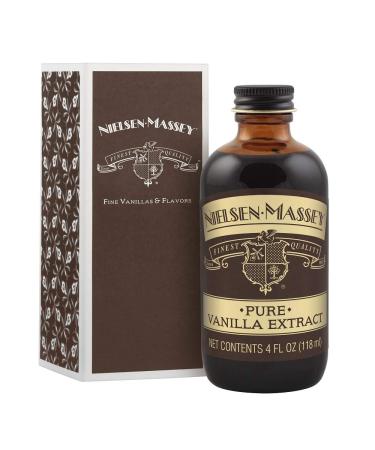 Nielsen-Massey Pure Vanilla Extract, with Gift Box, 4 ounces 4 Fl Oz (Pack of 1)