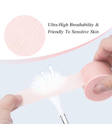 QUEWEL Pink Lash Tape for Extensions - Salon Quality Microfoam Tape for Sensitive Skin - Breathable & Lint Free - 1 Roll - Buy Online on GoSupps.com