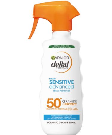 GARNIER DELIAL Sensitive Advanced - Sonnenmilch f r clear empfindliche und sonnenintolerante Haut IP50+ Mehrfarbig - 270 ml