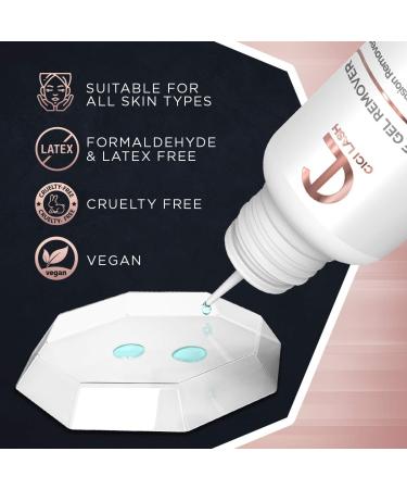 Buy ELITE Eyelash Extension Remover Gel | Fast & Easy 60s Formula for Mink Lashes | Essential Lash Supplies 15ml - Buy Online on GoSupps.com