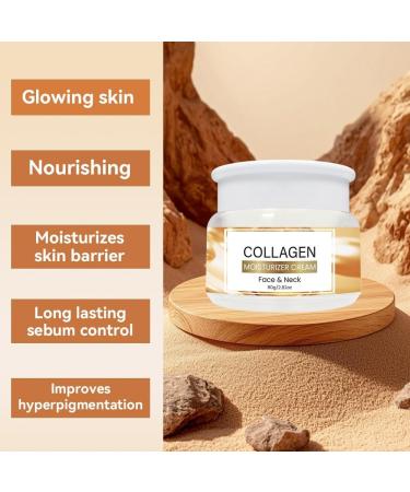 Collagen & Retinol Facial Moisturizer - Hydrating Moisturizing & Repairing - Anti-Aging Retinol Cream for Face Neck & D collet Daily Skin Moisturizer for - Buy Online on GoSupps.com