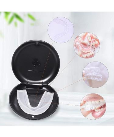LUXUROME Retainer Case - Solid Orthodontic Case, Black (2 Pack) - Buy Online on GoSupps.com
