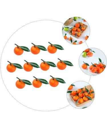 Zerodeko Fake Fruits 10pcs Stand for Decoration Simulation Oranges Ornament Realistic Oranges Artificial Fruit Decor Faux Tangerines Fake Oranges Layout Scene Decor Toy Set Foam Desktop - Buy Online on GoSupps.com