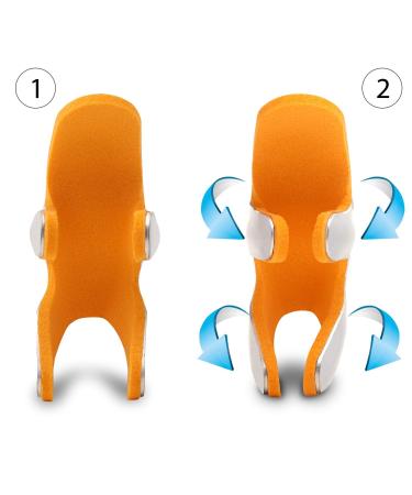 Soles Frog Style Finger Splint (Medium) - Comfortable Support for Injury Relief | International Shipping Available - Buy Online on GoSupps.com