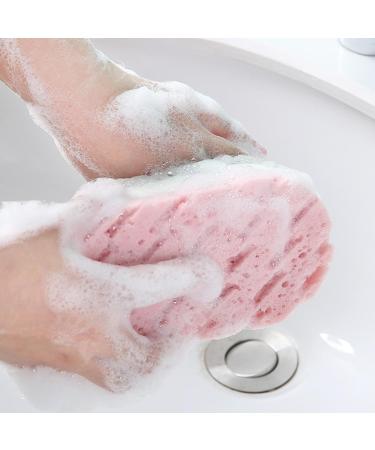 4-Pack Bathing Sponges - Exfoliating Body Peeling Balls for Men & Women | Skin Cleaning Tools for a Refreshing Shower Experience - Buy Online on GoSupps.com