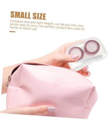 Solustre 32 STK Pink Contact Lens Container Set - Travel Accessories & Local Storage Case - Buy Online on GoSupps.com