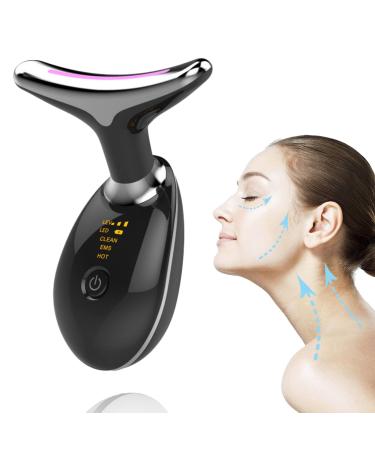 RD Beauty Neck & Face Wrinkle Removal Tool Face Massager Sculpting Device Double Chin Reduction Tool (Black)
