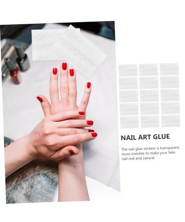 FRCOLOR 15sheets Nail Jelly Glue Manicure Fake Nails Glue Double Sided Nail Glue Jelly Glue Stickers Nail Glue Patches Manicure Tools Breathable Nail Glue Nail Gel Water Proof - Buy Online on GoSupps.com