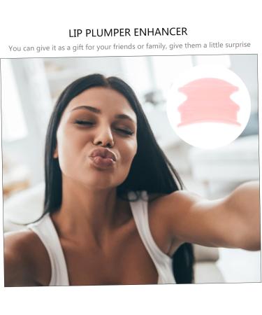 TOVINANNA Lip Plumper Lip Silicone Lip Trainer Lips Enhancer Mouth Plumper Lip Tool Lip Suction Plumper Enhancer Lip Enhancer Device Lady Tools Painless Beauty Tool Pink - Buy Online on GoSupps.com