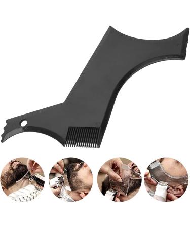 Beard Shaping Tools Men'S Beard Template Beard Styling Black Plastics Hairline Trimming Beard Shaping Tool For Conditioners Beard Shaping Template Beard Beauty Template - Buy Online on GoSupps.com