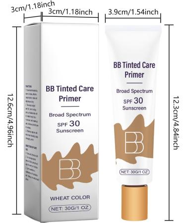 BB Cr me Protectrice Spf 30 Hydratation Couvrance Des Imperfections Teint Frais Et Mat | Cr me Teint e L g re Fond De Teint Anti-Lumi re Bleue | Longue Tenue Formule Non Grasse (Bl ) wheat color 1 g (Lot de 1) - Buy Online on GoSupps.com