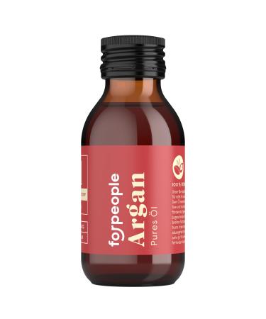 forpeople Huile d'argan bio du Maroc - 100 ml - Huile pure marocaine pour le visage le corps et les cheveux - Press e froid - V g talien - Sans parfum - Qualit sup rieure