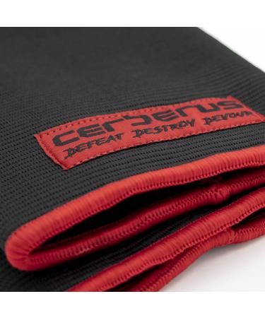 CERBERUS Strength Dual-Ply Elbow Sleeves Pair - Large (30-32cm) | International Shipping Available - Buy Online on GoSupps.com
