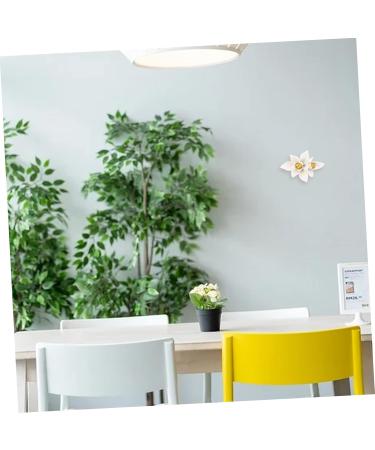 Alipis 1pc Ceramic Orchid Wall Decor The Flowers Pendant 3d 9X6.5CM White - Buy Online on GoSupps.com