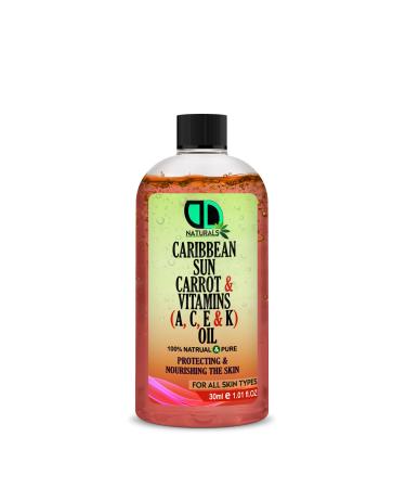DD teck Carrot Oil | SPF Free | Accelerates Tanning | Ideal Body Oil for Dry Skin - Carrot Oil for Face - Carrot Seed Oil for Skin Damaged