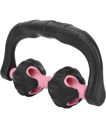 Verdant Touch Trigger Point Roller - Handheld Deep Tissue Massager for Muscle Relief & Pain Relief - Pink - Ideal for Body & Leg - Buy Online on GoSupps.com