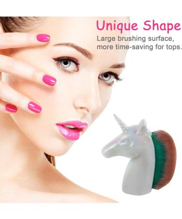 Nail Brushes Colorful Foundation Makeup Brush Portable and Light Weight Multi-Purpose Brushes for Girls Sillervan White - Buy Online on GoSupps.com