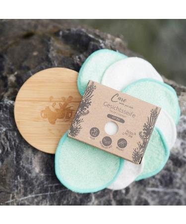  pandoo pandoo Face Soap Deep Dive Natural Salt Soap 100g Solid Soap for Men and Women Plastic Free and Vegan - Buy Online on GoSupps.com