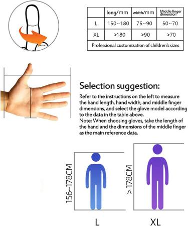 ZZBB Rehabilitation Gloves Soft Resting Hand Splint for Flexion Contracture Manual Training Nerve Massager Right-hand Large - Buy Online on GoSupps.com