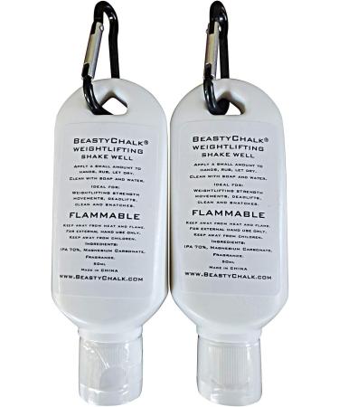 Beasty Chalk Liquid Weightlifting Cross Training Gymnastics Sports 1.5 oz Squeeze Bottles - All Natural or IPA Based - Buy Online on GoSupps.com