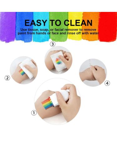 Buy Rainbow Eye Black Stick - Face Paint for Kids & Adults | Perfect Gift for Parties | 2.24x1.33x0.47 Inch - Buy Online on GoSupps.com