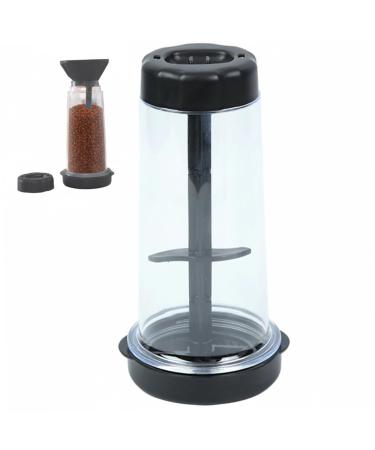 Tamis farine tamis farine rotatif portatif avec tasse de m lange de capacit r cipient distributeur cuisson pour sucre en poudre outil cuisine (noir) plumeau sucre pou