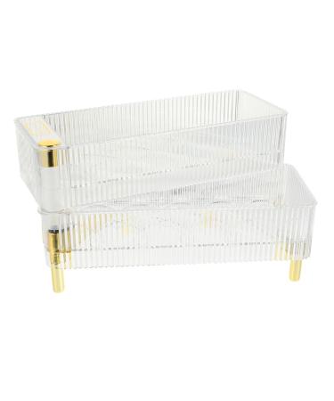 Housoutil Box Plastic Pallet Egg Holder Egg Trays for Deviled Eggs Egg Rack Crisper The Pet Gilded re-usable Transparent 26.5X16X10CM