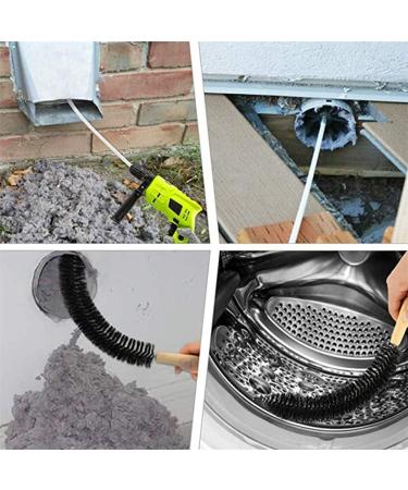 30-Feet Dryer Vent Cleaner Kit | Drill Attachment & Collection Bag | Efficient Home Cleaning Tool - Buy Online on GoSupps.com