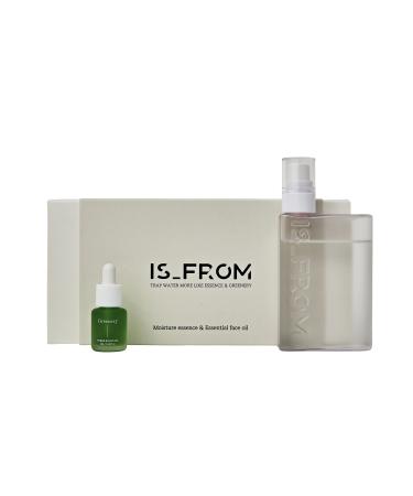 IS_FROM isfrom Oil Blend Facial Mist Trap Water GREENERY for Soothing 3.2oz l Vegan Facial Oil Mist for Dry Skin