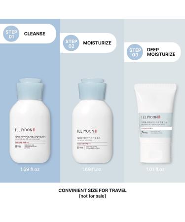 ILLIYOON Ceramide Ato Lotion Set | 2x300ml Lotions + Travel Kit | Perfect Christmas & Birthday Gift - Buy Online on GoSupps.com