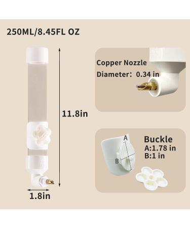 BNOSDM Bird Water Feeder - Parakeet & Parrot Water Dispenser for Cage | Automatic Drinking Device & Cage Accessories for Cockatiel, Conure, Lovebird & Finch - Buy Online on GoSupps.com