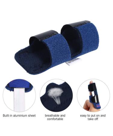 Finger Splint for Pain Relief | Adjustable Finger Corrector & Straightener for Mallet Finger & Tendon Repair - Buy Online on GoSupps.com