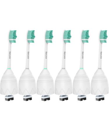 Kecura Replacement Brush Heads Compatible with Philips Sonicare e-Series - 6 Pack - Buy Online on GoSupps.com