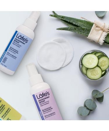 Lafe's Natural Deodorant Spray | Aluminum-Free 24-Hour Protection for Women & Men | Lavender & Aloe | 3 Pack - Buy Online on GoSupps.com
