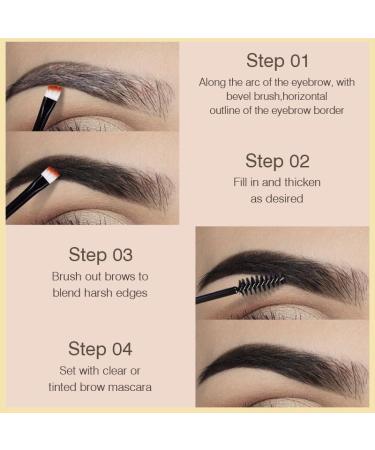 SLYHHZHMY Eyebrow tint with two eyebrow shades Eyebrow tint set Water and smudgeresistant Eyebrow mascara without additives 1 - Buy Online on GoSupps.com