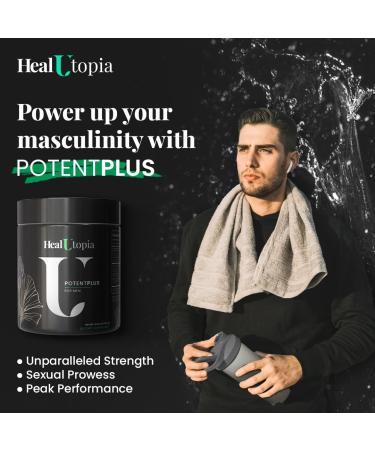 Maximize Men's Stamina & Testosterone Booster - Organic Goji Berry Cistanche Extract Horny Goat Weed | Non-GMO Plant-Based | 30 Servings - Made in USA - Buy Online on GoSupps.com