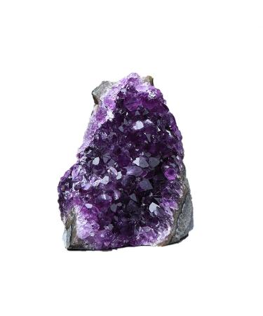 Room Decoration Natural Deep Purple Quartz Uruguayan Amethyst Cluster Thy Stone Crystal Cluster Office OrnamentsCrystal Crystal (Color : Amethyst Cluster Size : 350-400g) 350-400g Amethyst Cluster