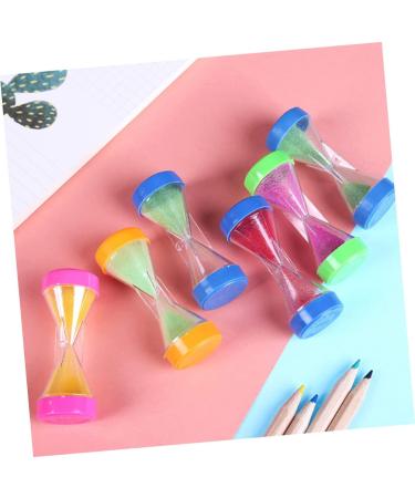 Bestonzon 120 PTH Mini Sand Clock - Miniature Hourglass Countdown Timer for Kitchen Office & School - 6 Colorful Pieces (6.7x2.8cm) - Buy Online on GoSupps.com