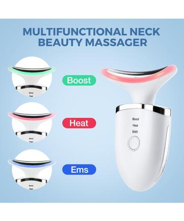 Buy Face Massage Device & Neck Lifting Massager | Electrical 3 Modes | 45 C Skin Tightening & EMS Facial Tightening - Buy Online on GoSupps.com