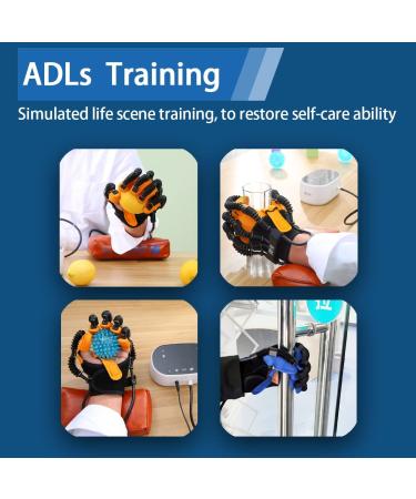Hand Rehabilitation Robot Gloves - E10 Upgraded Model for Finger Training | Exercise Recovery Equipment for Hand Dysfunction (Right Hand Medium - Buy Online on GoSupps.com