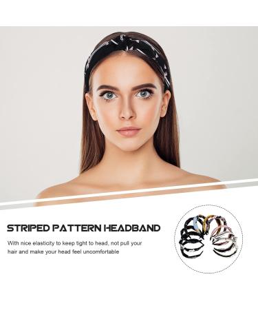 Solustre 10 Pack Floral Hair Bands for Toddlers & Women - Fabric Knot Headbands Trendy Accessories - Buy Online on GoSupps.com