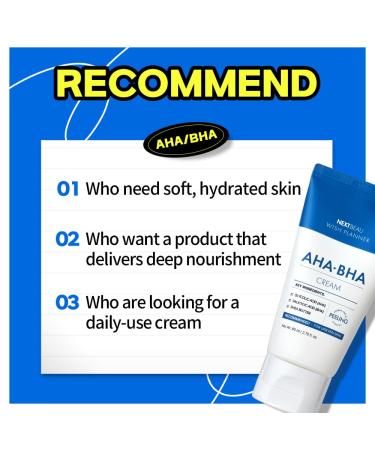 Wish Planner AHA/BHA Cream - Hydrating Daily Facial Cream | Korean Skincare 80ml - Buy Online on GoSupps.com